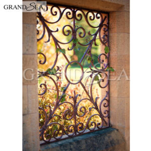 Decorative Wrought Iron Security bar Casement Window Burglar bar