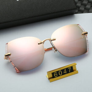 Polarized Driving Anti-Glare Sunglasses for Women Fashionable Internet Celebrity Style Frameless Sunglasses Trendy Korean Version Sunglasses