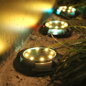 New Solar Ground Light Outdoor Waterproof Garden Light Landscape Light Garden Lawn Light Inground Light Stair Light
