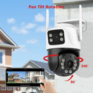 Xiongmai Binocular Dual Screen Wireless WiFi Camera Outdoor HD Smart Dual Lens Shenzhen Security Monitoring