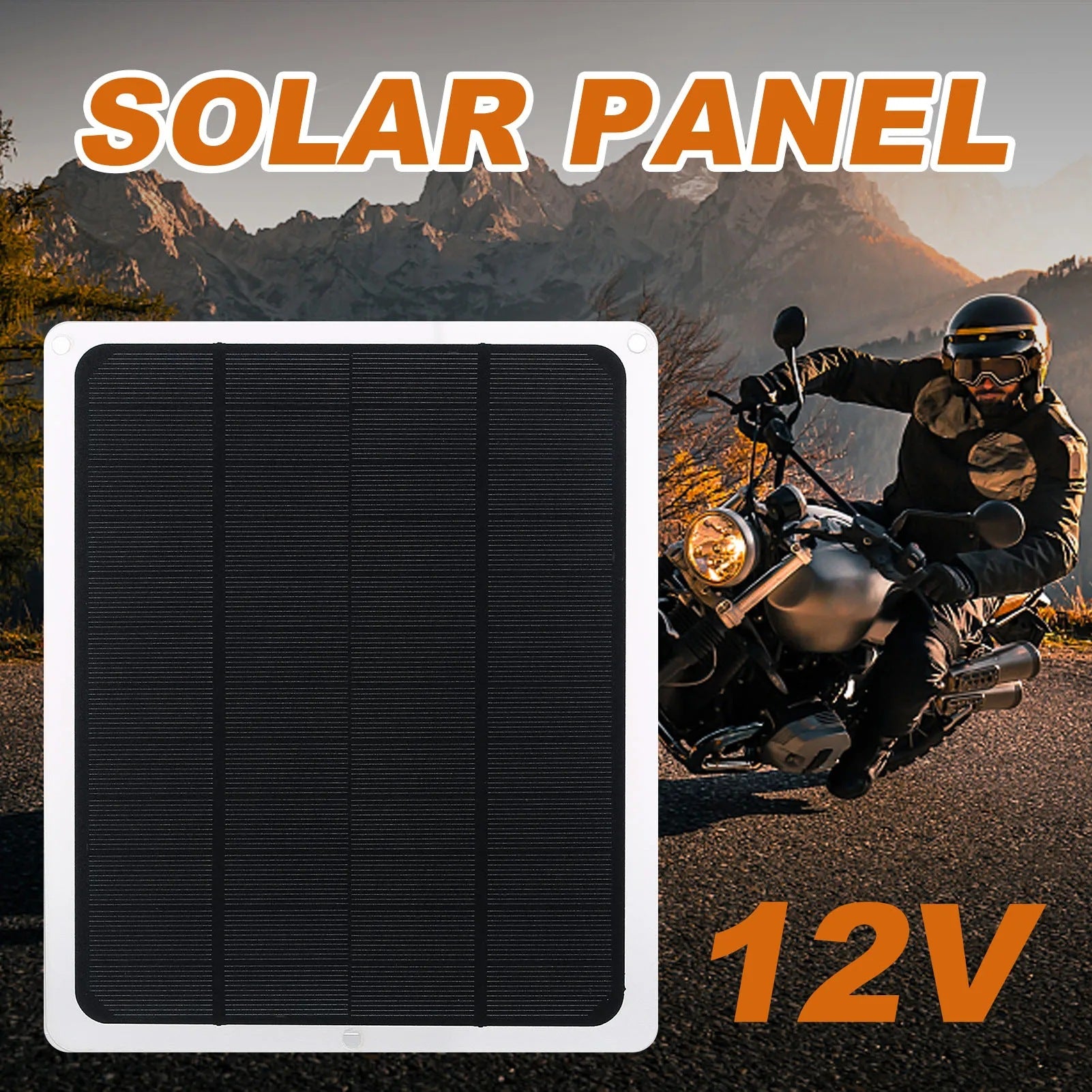 20W Monocrystalline Charging Car Flexible Solar Panel Yacht Charger Outdoor Charger - 图片 6