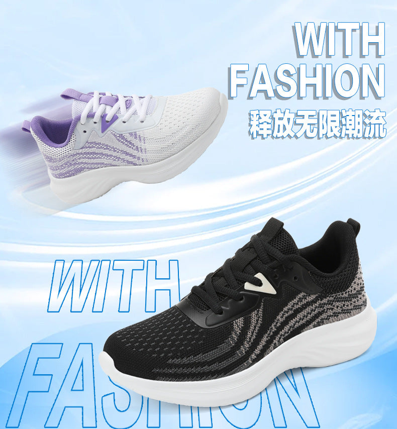 Plus Size Women's Shoes Mesh Breathable Sports Shoes Casual Shoes Lightweight Student Running Shoes Soft Sole Travel Shoes - 图片 11