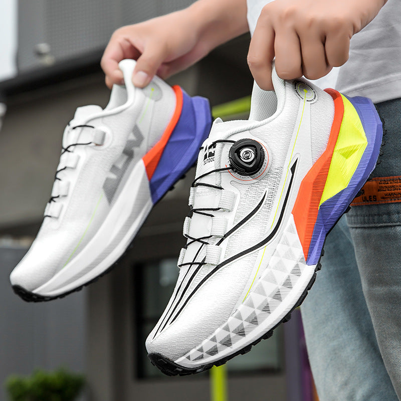 Full Palm Carbon Plate Sports Running Shoes Double Layer Popcorn Outdoor Trail Running Shoes Marathon Men's and Women's Shoes - 图片 6