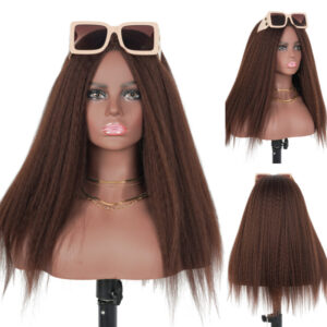 Wig Fluffy Headband Hairband Magic Tape Wig Headband African Wig Long Wig Headband Versatile