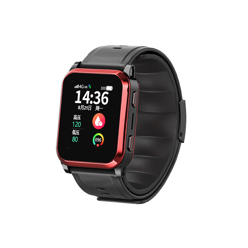Medical Grade Blood Pressure Smart Watch for Elderly4G Card Insert Air Pump Blood Pressure Measurement Positioning Elderly Care Smart Watch - 图片 4