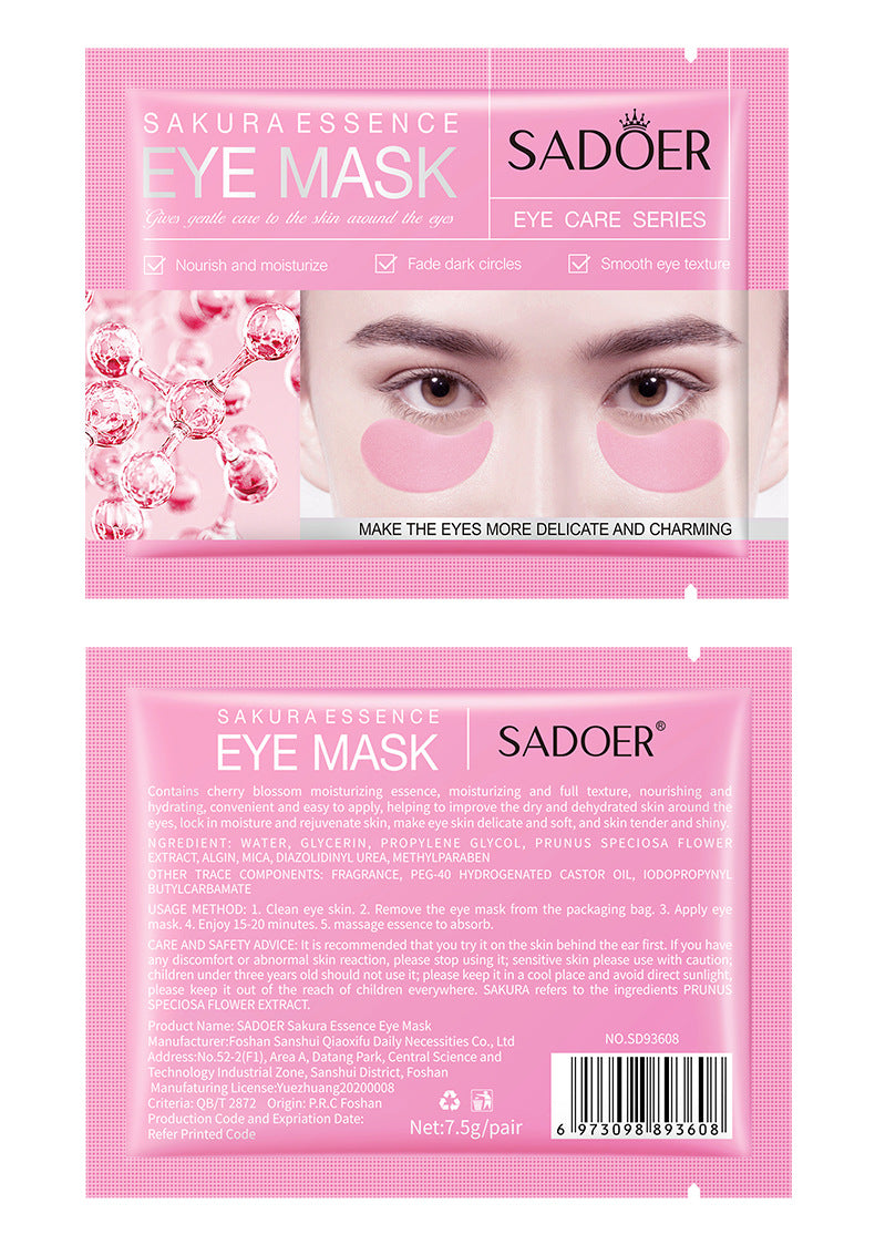 Eye Mask SADOER Caviar Eye Mask Pack Moisture replenishment Cross-border Foreign Trade Skincare Wholesale - 图片 49