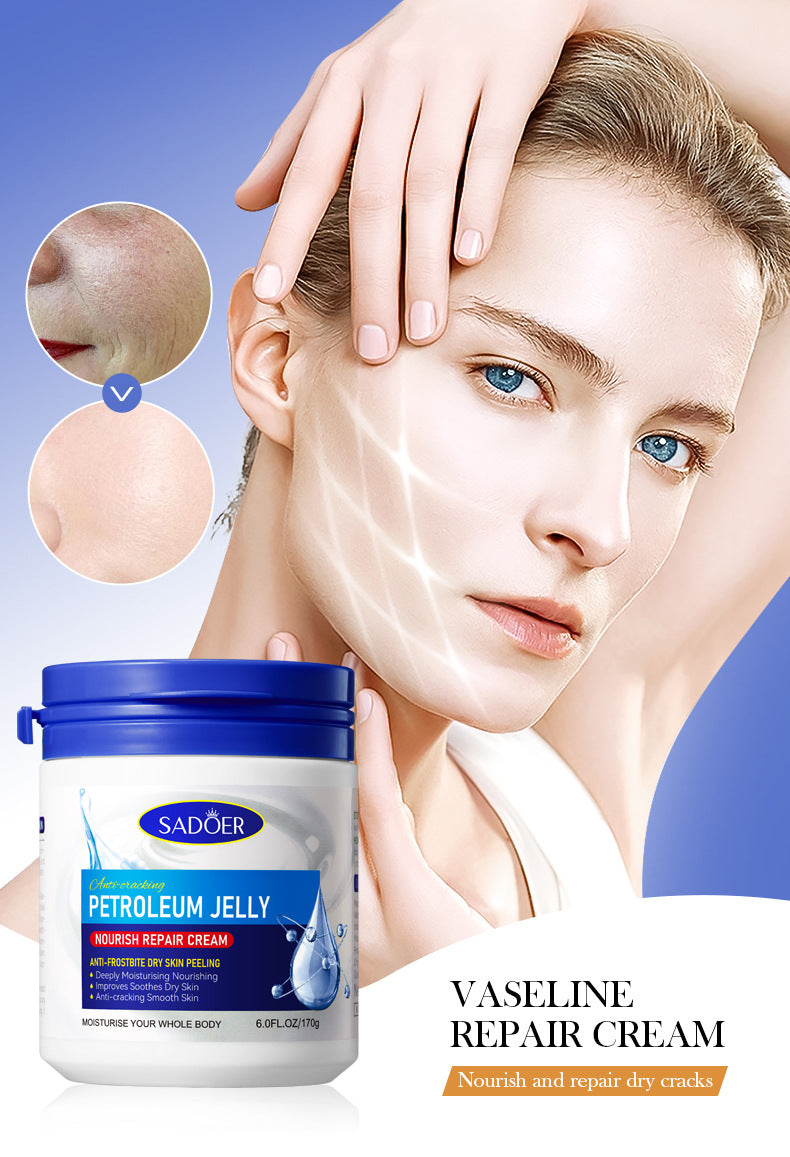 Repair cream170g SADOER Vaseline Vitamin C Hydrating and Moisturizing Face Cream Cross-Border Wholesale - 图片 28