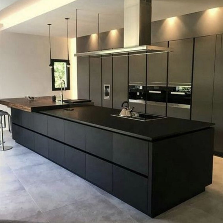 Foshan Factory Outlet Sale Kitchen Furniture Modern Lacquer Finished Kitchen Cabinets - 图片 4