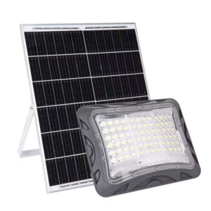 2025 New Solar Outdoor Light Three-Sided Bright Split Floodlight Garden Community Road Lighting Waterproof LED Street Light