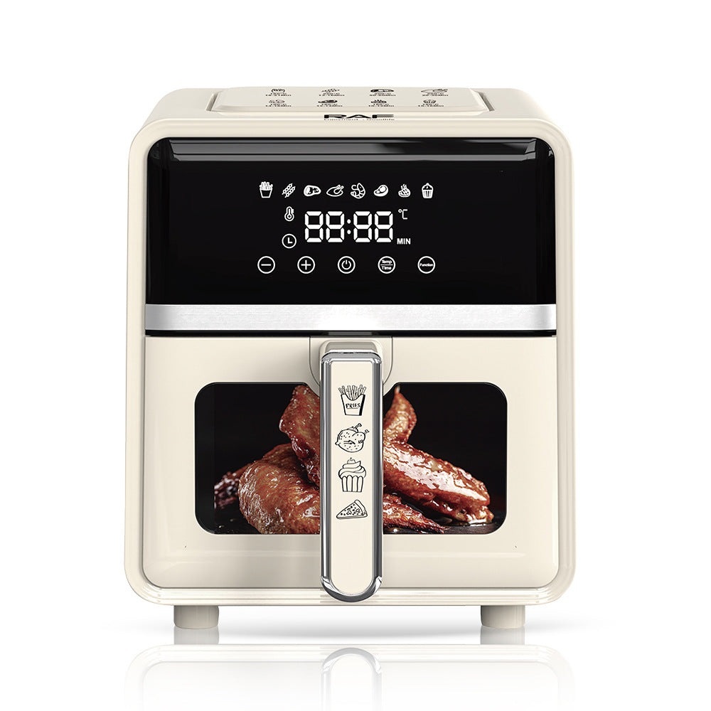 RAF European Standard Large Capacity Household Oil-Free Fryer Smokeless Electric Grill Electric Cooking Pot Air Fryer5L - 图片 3