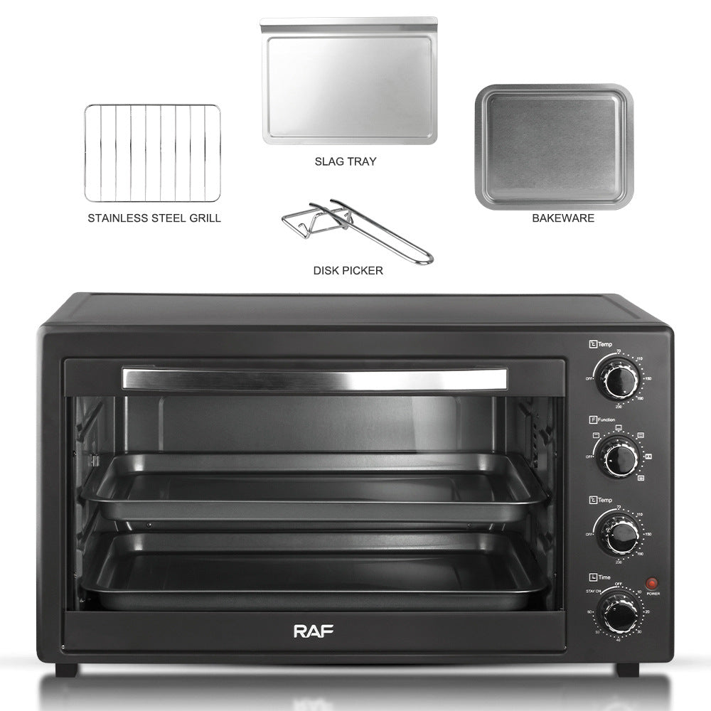 RAF Electric Oven EU Standard68L Multifunctional Household Large Capacity Fully Automatic Smart Oven Fryer with Visible Baking - 图片 11