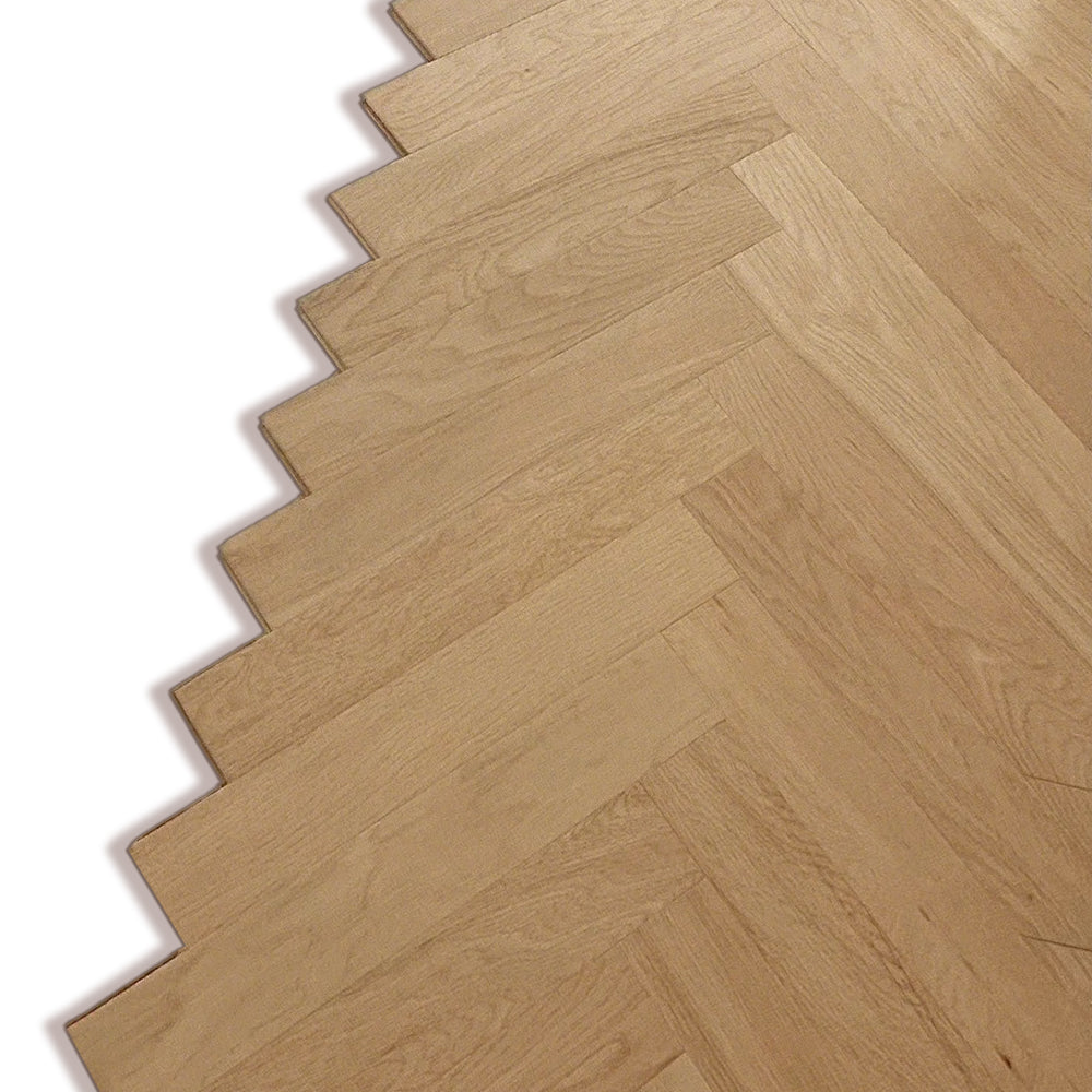 Luxury Customizable 18mm Herringbone Oak Engineered Flooring | Durable Multi-Layer Waterproof Anti-Slip Wood Exterior Outdoor - 图片 18