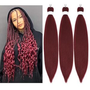 EZ Braided Synthetic Crochet Hair Export Cross-Border Factory In Stock Big Braids European and American Long Straight Hair