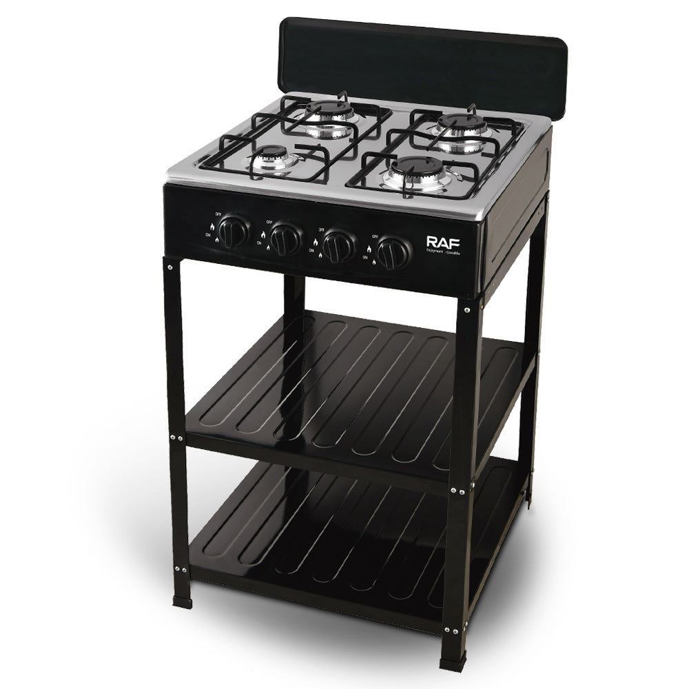 RAF Hot Sale Gas Four-Burner Stove Panel Household Low Energy Liquefied Gas Tabletop Flameout Protection Glass Rotating Flame - 图片 12