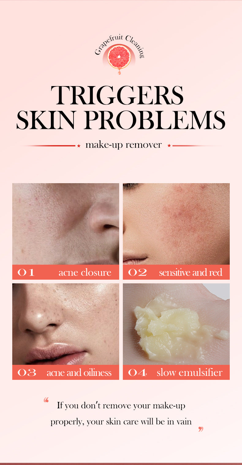 Cross-border Grapefruit Makeup Remover5mlx10pcs Refreshing Gentle Cleansing Care Clean Makeup Remover Export Manufacturer Wholesale - 图片 8