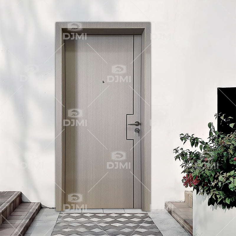 Wholesale Flush Laminated Fire Wood Doors Wooden Fire Door Fire Rated Wooden Door for Hotel - 图片 3