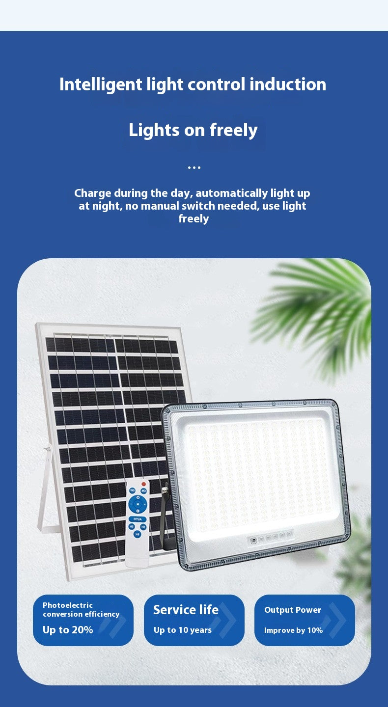 Solar Floodlight 100W 200W 300W 400W 500W Super Bright Waterproof Outdoor Garden Light - 图片 23