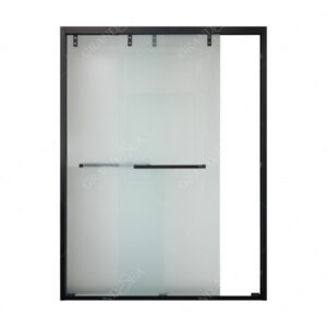 Wholesale Aluminum Stainless Steel Tempered Glass Bathroom Sliding Frameless Shower Door