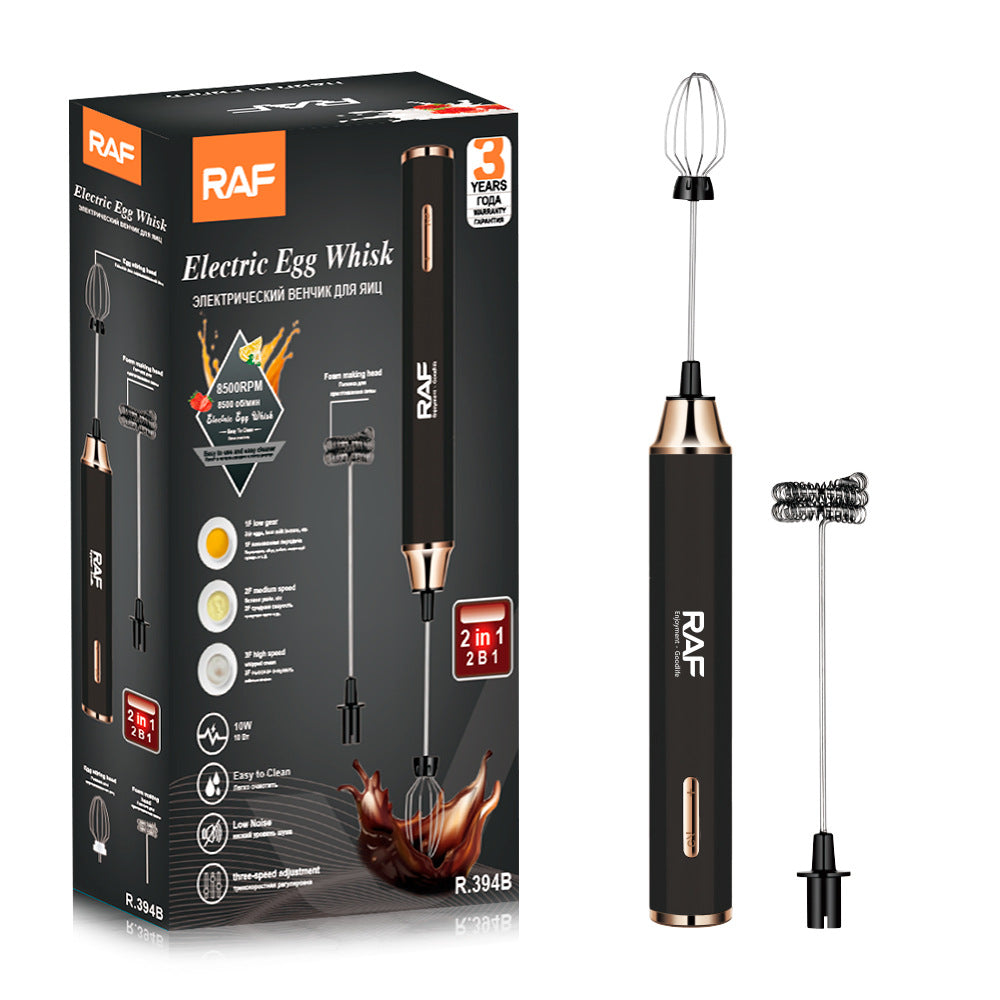 RAF Cafe Electric Milk Frother Milk Stirrer Whisk Egg Beater Coffee Frother Home Use 2-in-1 - 图片 16