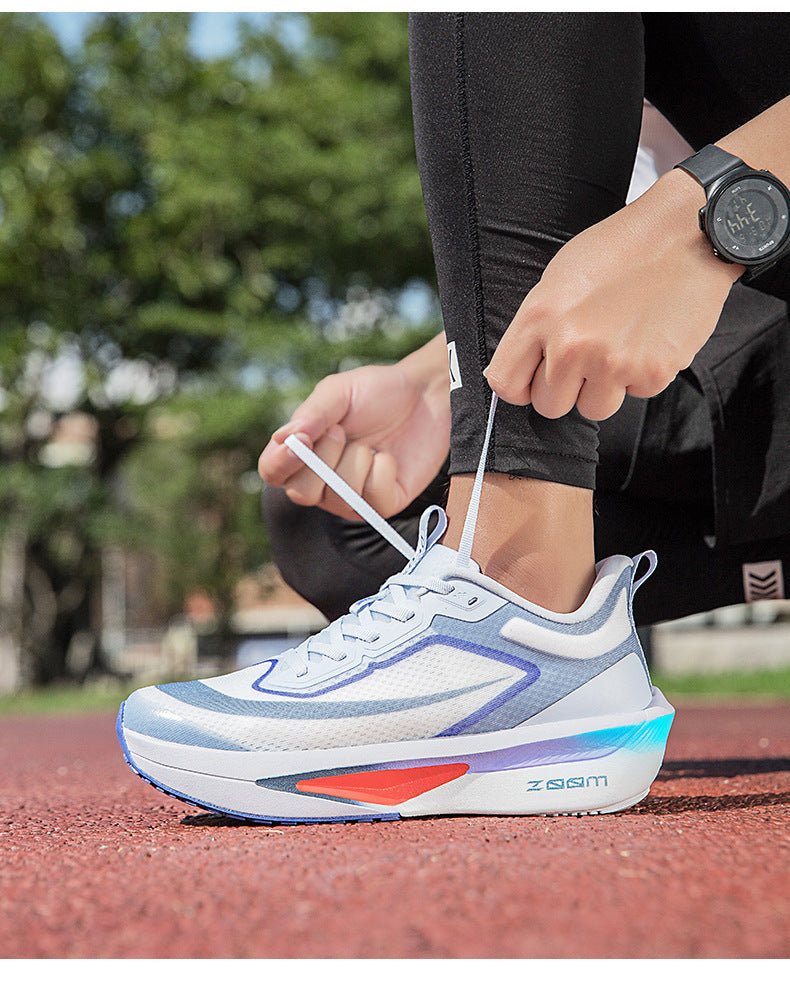 2025Plus Size Sports Shoes Racing Training Carbon Plate Sports Shoes Lightweight Men and Women Autumn Running Shoes - 图片 34