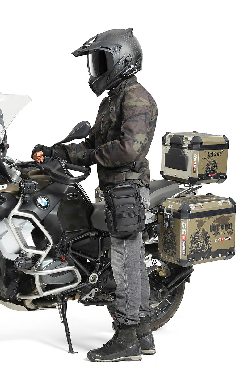 Tactical Cycling Leg Bag Motorcycle Waist Bag Men's Waterproof Multifunctional Motorcycle Crossbody Shoulder Bag Outdoor Sports Bag - 图片 10