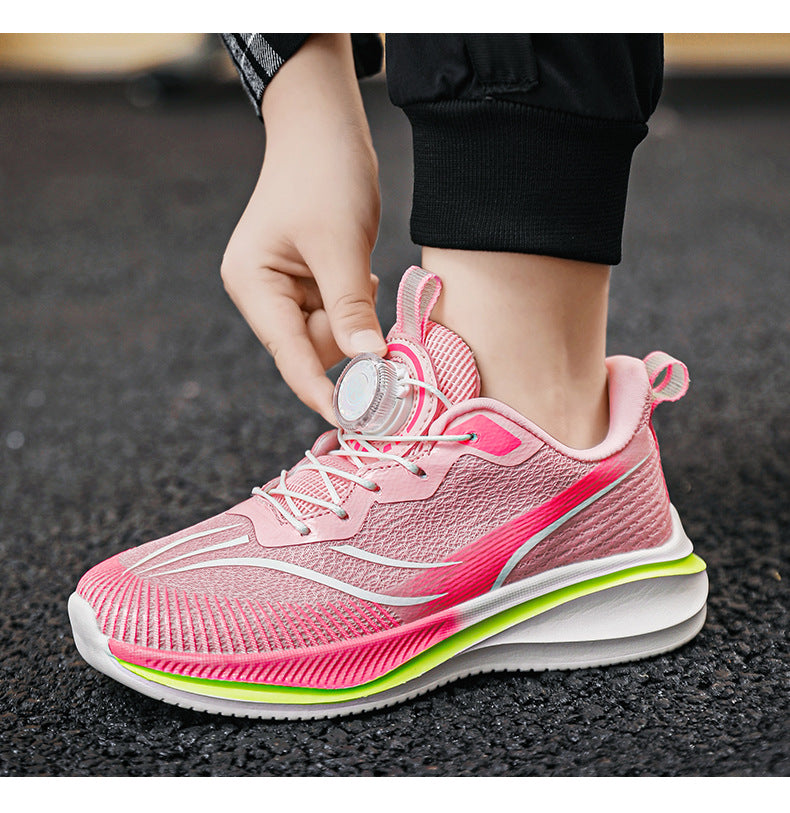 Men's and Women's Children's Running Shoes Lightweight Soft Sole Night Light Kids Shoes Men's Racing Student Mesh Sports Shoes Non-Slip Sole - 图片 19