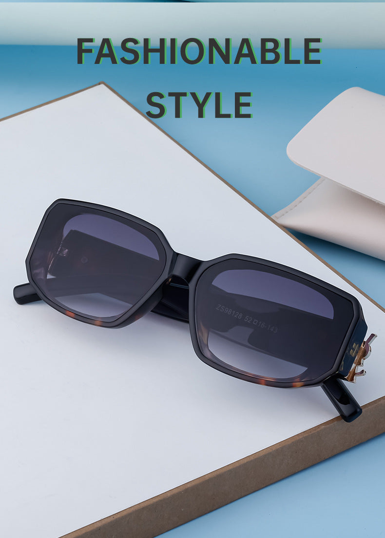 European and American fashion narrow frame sunglasses for women INS Street style square sunglasses for women wholesale sunglasses - 图片 14