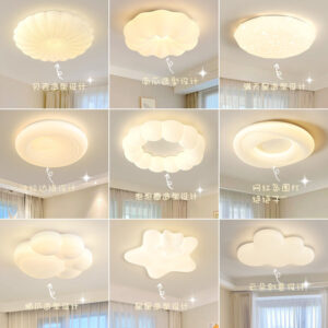 Children's Room Bedroom Ceiling Lamp Full Spectrum Eye Protection led Boys and Girls Cloud Room Cream Style Internet Celebrity Lighting