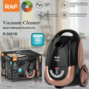 RAF EU Standard Intelligent Display Powerful Household Vacuum Cleaner Horizontal Portable Vacuum Cleaner R.8681