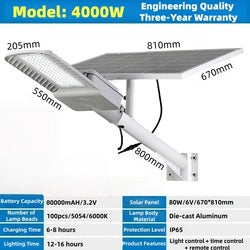 Solar Street Light New Rural Road Engineering Lighting Outdoor Waterproof Garden Light 6m High Pole Street Light Wholesale - 图片 14