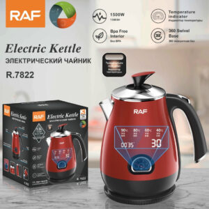 RAF European Standard Smart Multifunctional Electric Kettle for Home Use with Automatic Power Off and Stainless Steel Inner Tank1.5L