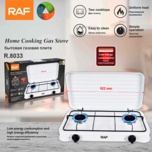RAF European Standard Double Burner Gas Stove Small Household Appliance Multifunctional Household Small Electric Stove Wholesale R.8033