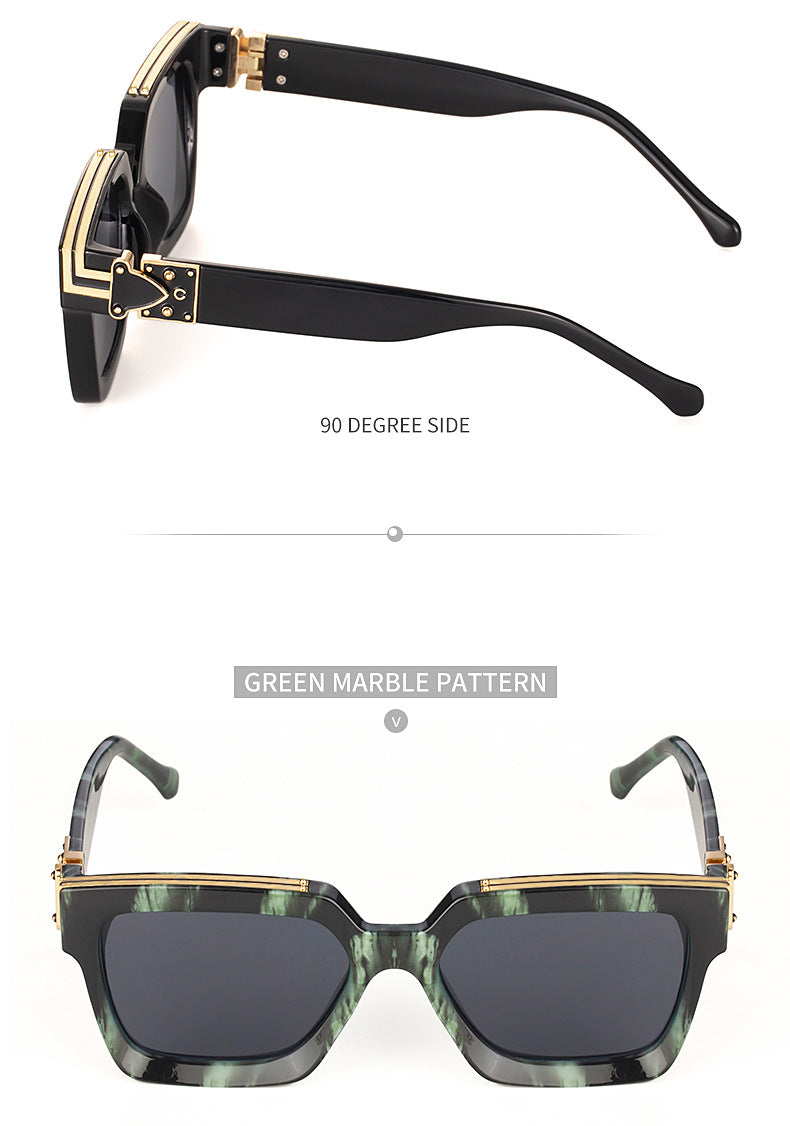 86229Small Frame Sunglasses for Women, European and American Style, Small Size, 0k Rich Man Same Style Sunglasses for Men, Trendy sunglasses - 图片 30