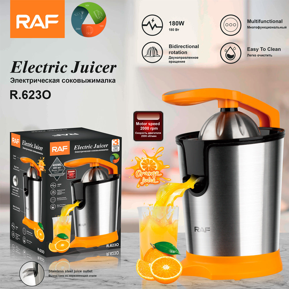 RAF EU Standard Freshly Squeezed Electric Orange Juicer Original Freshly Squeezed Pure Fruit Orange Juicer Fully Automatic Household Separator - 图片 13