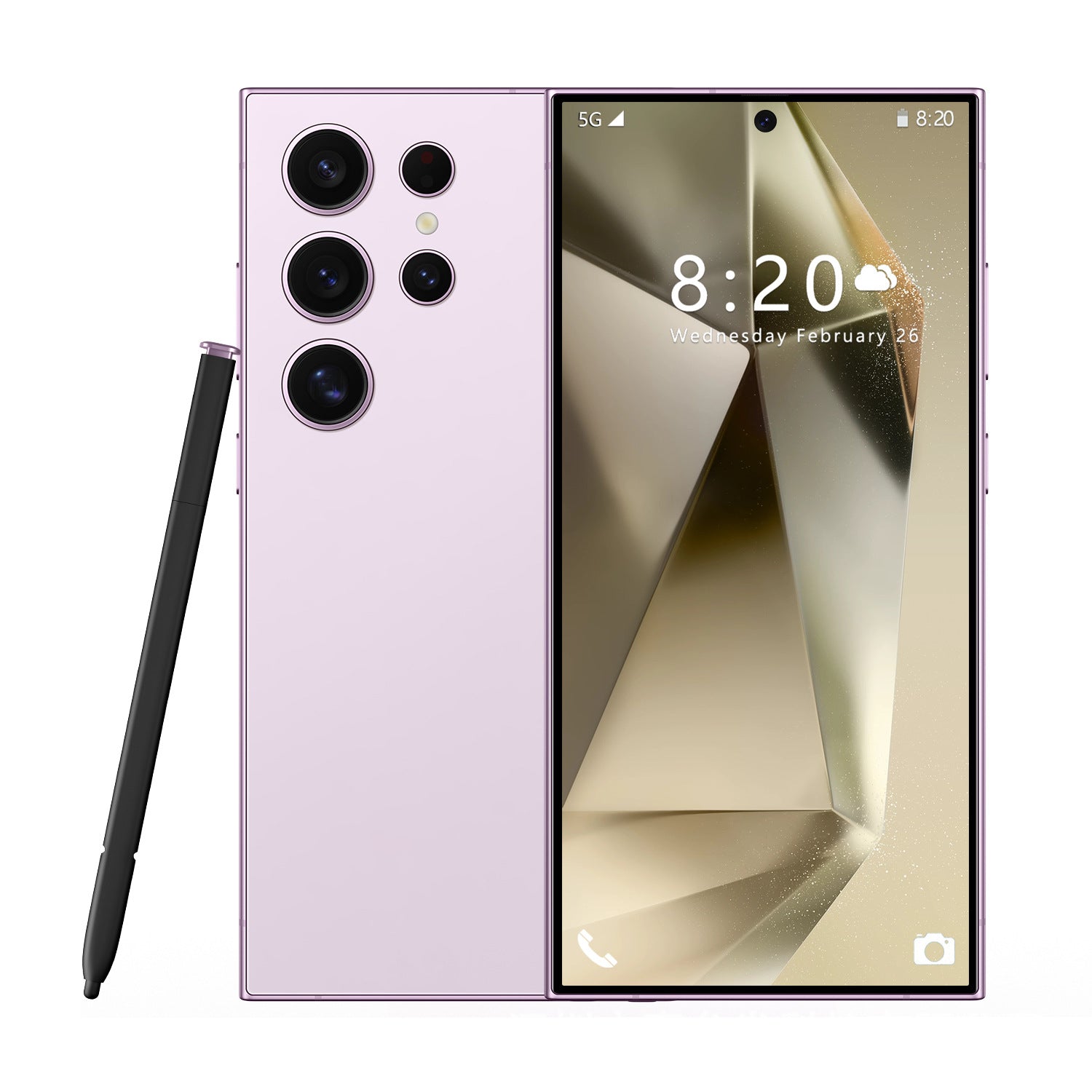 S24 Ultra Smartphone 4+64 High-end7.3Inch Large Screen Android Phone Source Work - 图片 3