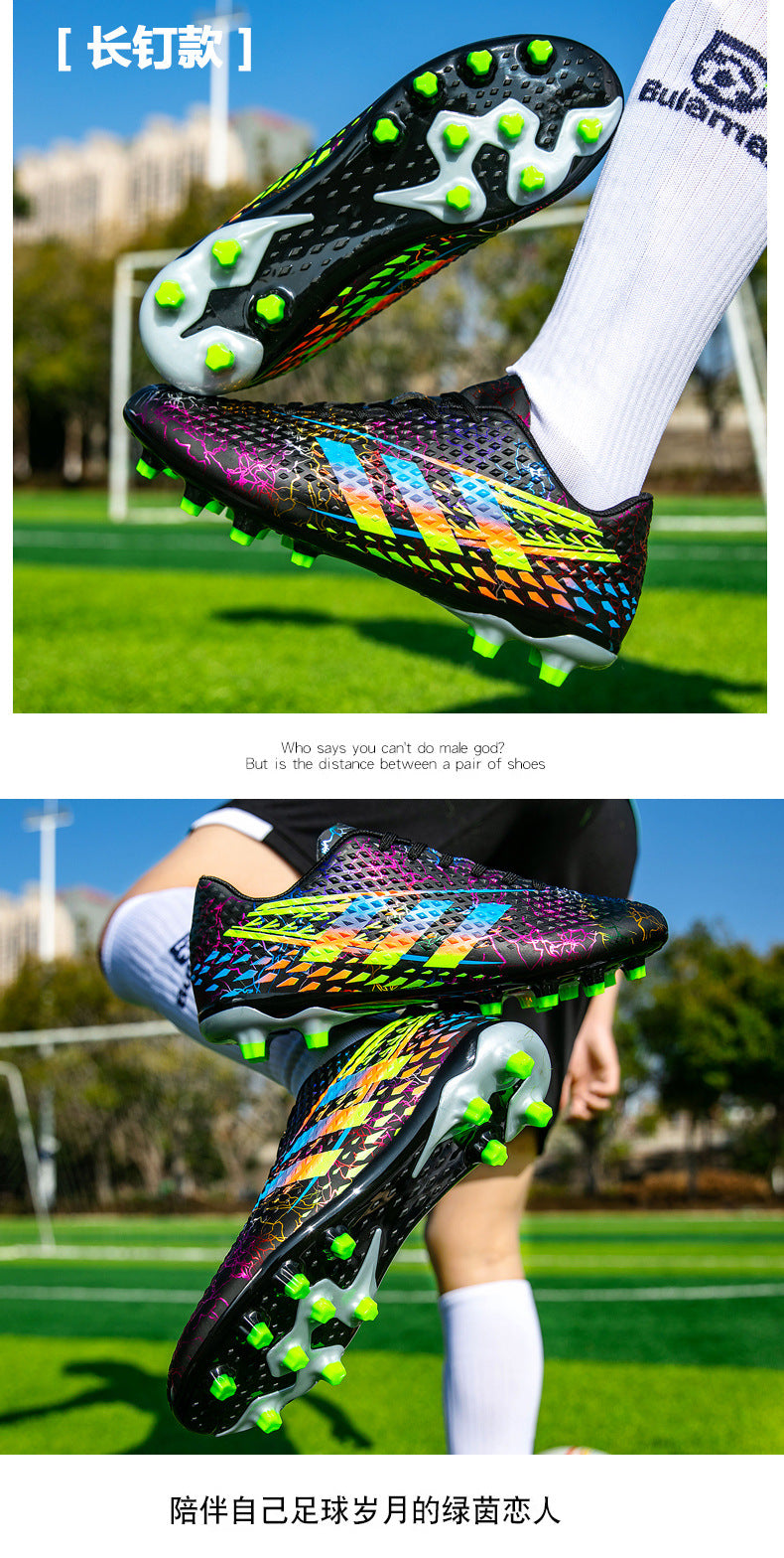 New professional football shoes for men and women AG Spike TF Broken Nail Youth Student Grassland Competition Training Shoes - 图片 28