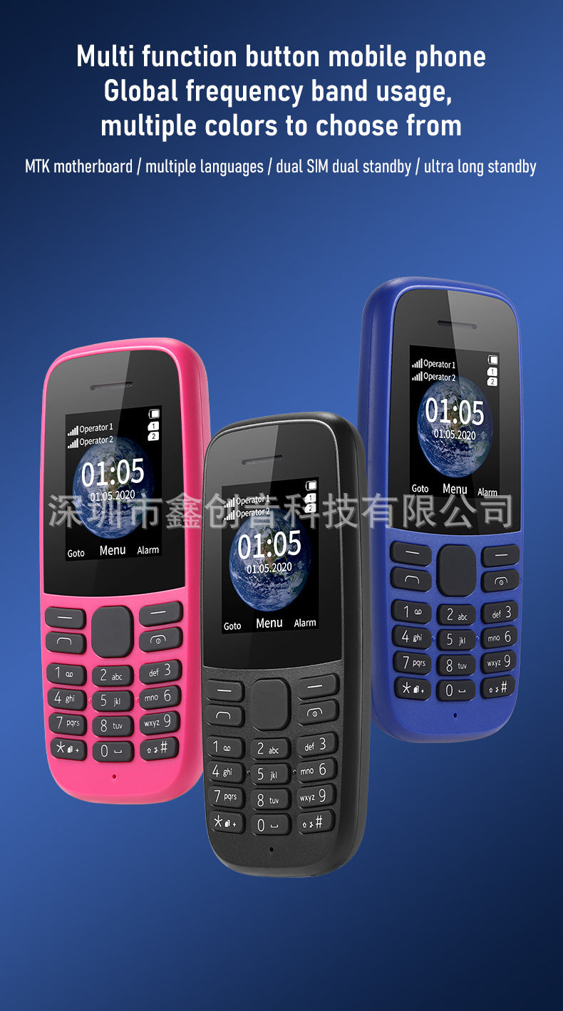 105straight button phone foreign trade mobile phone 2G Afri - 图片 8