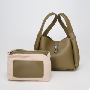 New Style Cowhide Vegetable Basket Bag for Women2024Summer Simple Fashion Large Capacity Single Shoulder Crossbody Bag Niche Lazy Style