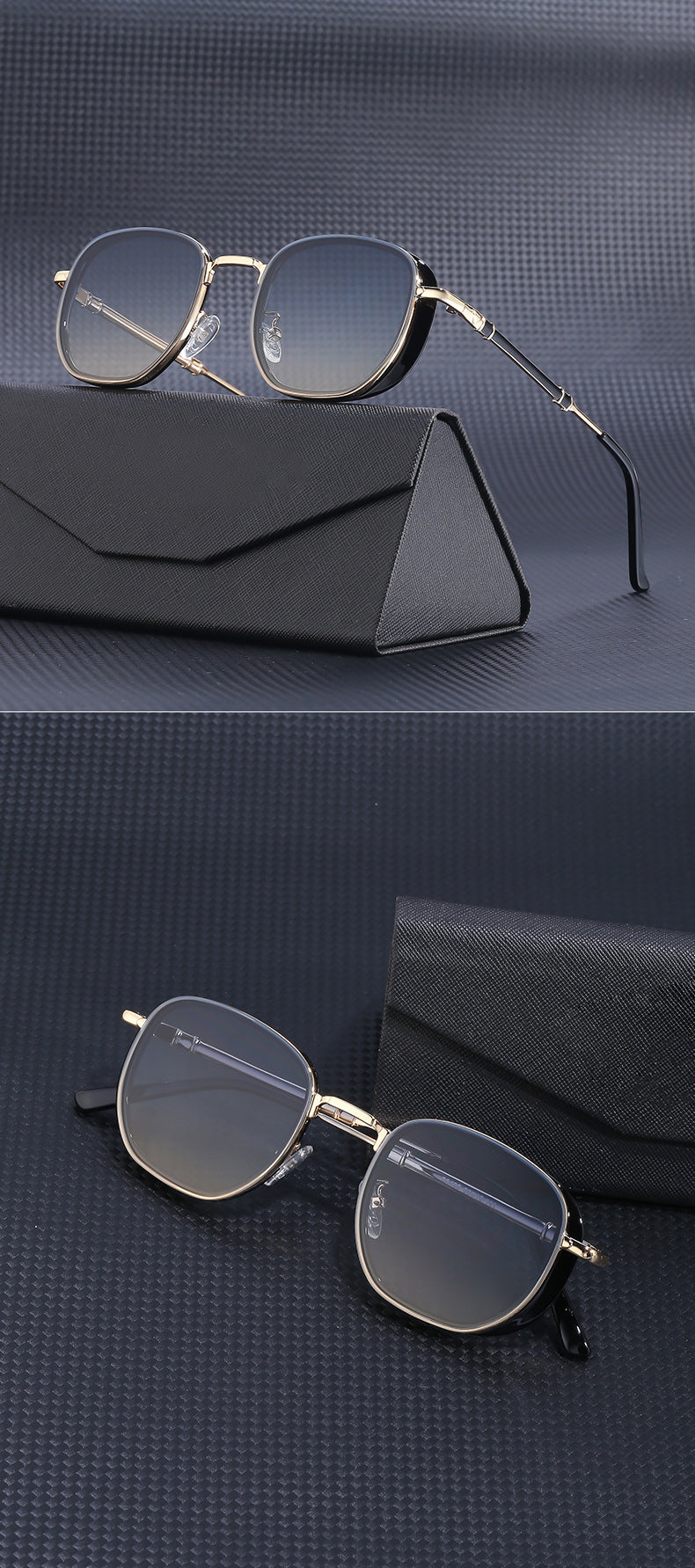 Vintage Steampunk Sunglasses for Men Small Square Frame Sunglasses Trendy Sunglasses Wholesale Driving Glasses shades - 图片 6