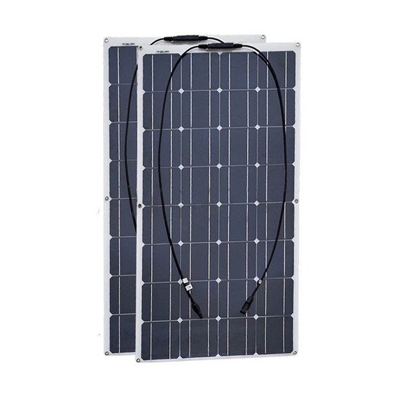 200W Complete Charging Set2*100W16V Flexible Solar Charging Panel20A Belt USB Controller - 图片 7