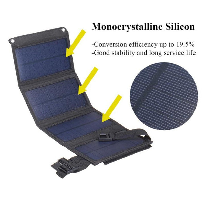 20W Solar outdoor large capacity folding rechargeable solar panel - 图片 14