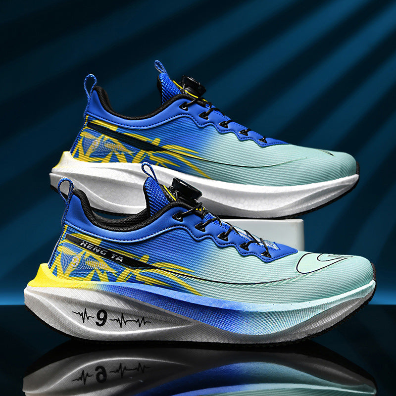 Red Rabbit9pro Racing Carbon Plate Running Shoes Breathable Mesh Sports Training Shock Absorption for Older Children and Adults Non-Slip Athletic Shoes