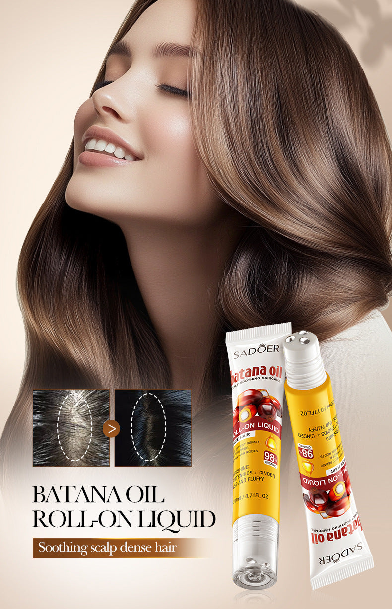 Scalp Conditioner Bataña SADOER Dense Hair Moisturizing Smooth Roll-on Cross-Border Wholesale - 图片 7