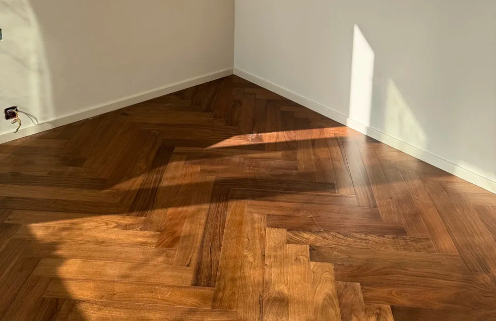 14mm Engineered Black Walnut Wood Flooring | Multi-ply Structure Waterproof & Anti-Slip | Customizable for Park Outdoor Projects - 图片 16