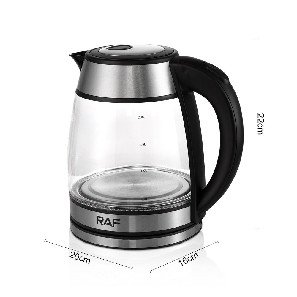 RAF European Standard Glass Electric Kettle Household Electric Kettle Automatic Power-off Kettle Health Kettle Wholesale R7884 - 图片 8