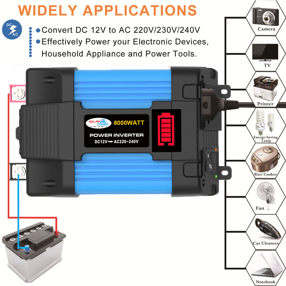 Vehicle Inverter300W 500W 12V Turn110V 220V Car Inverter【New Product】 - 图片 17