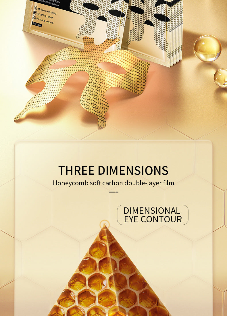 Gold Butterfly Eye Mask SADOER Eyes mask15g Moisturizing and Nourishing Tablets for Cross-Border Wholesale - 图片 11