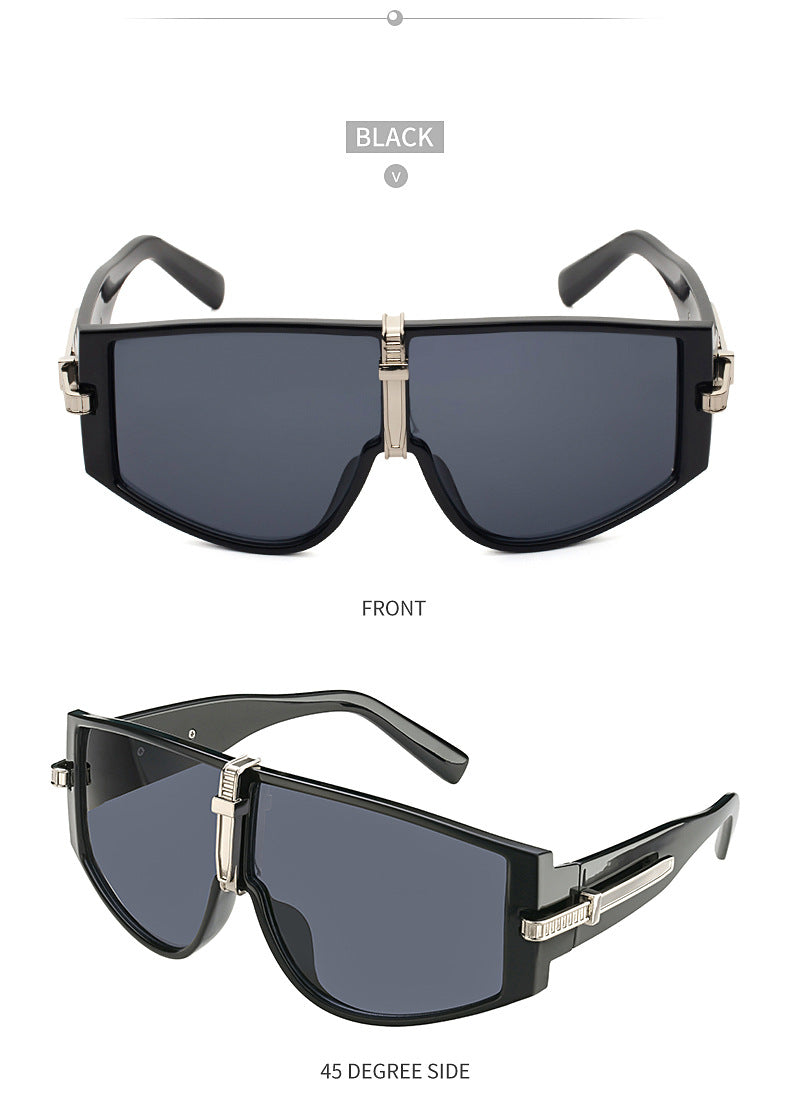 New Large Frame UV Protection Sunglasses for Women Fashionable Internet Celebrity Style Sunglasses Trendy Korean Version Glasses sunglasses - 图片 24