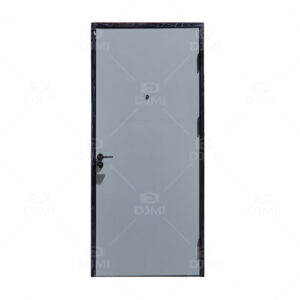 Popular Ecotype Aluminum Frame Wood Panel Door Melamine/HPL Plywood Swing Sound Proof Interior Wooden Door