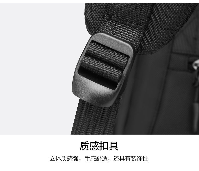 OZUKO Business Backpack Men's Commuting Large Capacity Computer Bag Travel Backpack High-end Waterproof School Bag - 图片 22